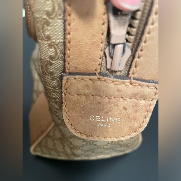 Celine Macadam leather vintage medium bag - Picture 10 of 11